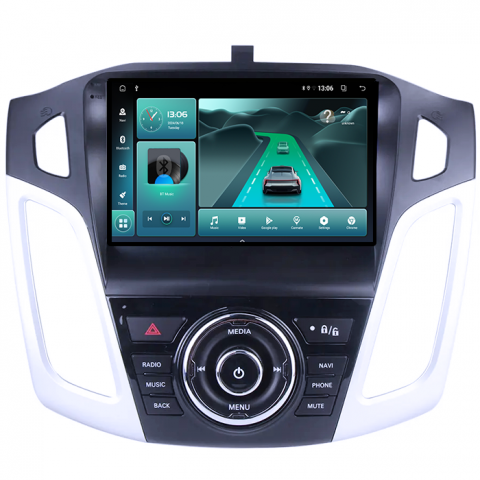 Navigatie dedicata Ford Focus 3 2011-2015, 4GB RAM 64GB ROM, Octacore, Android 13, Display QLED 9", DSP, Carplay, Android Auto, Internet, Youtube, Waze, WIFI, Bluetooth [1]
