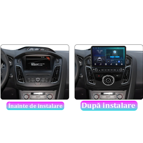 Navigatie dedicata Ford Focus 3 2012-2018 Tesla cu butoane rotative model 2024, 4GB RAM 64GB ROM, Procesor Quadcore, Android 14, Display QLED 10", DSP, Carplay&Android Auto [5]