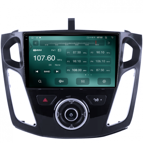Navigatie dedicata Ford Focus 3 2012-2018,4GB RAM 64GB ROM, Quadcore, Android 14, Display QLED 1K 9", DSP, Carplay&Android Auto, Suport camere AHD [1]