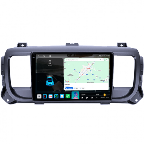Navigatie dedicata Ford Focus 3, Citroen Jumpy 2016, 4GB RAM 64GB ROM, Octacore, Android 14, Display QLED 1K 9", Carplay&Android Auto, SIM 4G, Ventilator Activ [1]