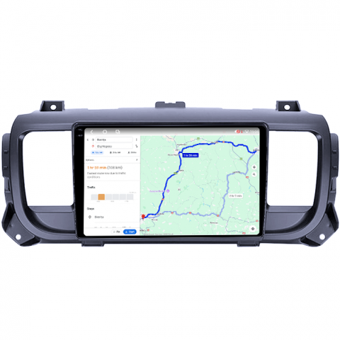 Navigatie dedicata Ford Focus 3, Citroen Jumpy 2016, 4GB RAM 64GB ROM, Octacore, Android 14, Display QLED 1K 9", Carplay&Android Auto, SIM 4G, Ventilator Activ [4]