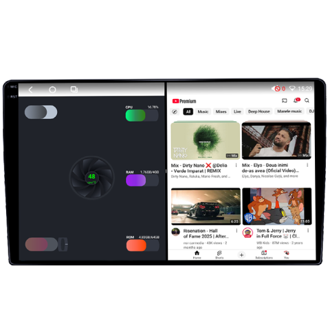 Navigatie dedicata Ford Focus, 4GB RAM 64GB ROM, Procesor Qualcomm Octacore, Android 14, Rezolutie 2K, Display QLED 9", DSP, Carplay&Android Auto, SIM 4G [4]