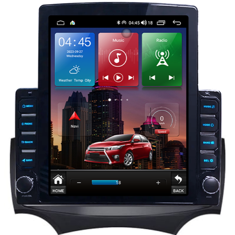 Ford KA - Navigatie dedicata Ford KA, Tesla Style, 8GB RAM 128GB ROM, Octacore, Android 14, Display QLED 9.7”, Suporta camera 360º, DSP, Carplay&Android Auto, SIM 4G, Ventilator Activ