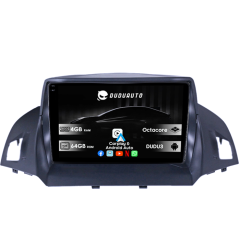 Ford - Navigatie dedicata Ford Kuga 2012-2019 DUDU3, 4GB RAM 64GB ROM, Octacore, Platforma 8581, Android, Display QLED 9", DSP, Carplay&AndroidAuto