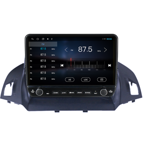 Navigatie dedicata Ford Kuga 2 Escape 3 2012-2019 Tesla cu butoane rotative model 2024, 4GB RAM 64GB ROM, Procesor Quadcore, Android 14, Display QLED 10", DSP, Carplay&Android Auto [2]