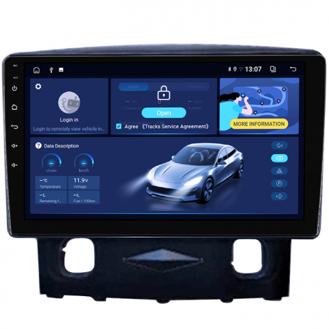 Navigatie dedicata Ford Kuga 2008-2010, 4GB RAM 64GB ROM, Octacore, Android 13, Display QLED 9", DSP, Carplay, Android Auto, Internet, Youtube, Waze, WIFI, Bluetooth [3]