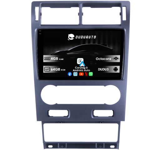 Mondeo 2000-2007 - Navigatie dedicata Ford Mondeo 2000-2007, DUDU3, 4GB RAM 64GB ROM, Octacore, Platforma 8581, Android, Display QLED 9", DSP, Carplay&AndroidAuto