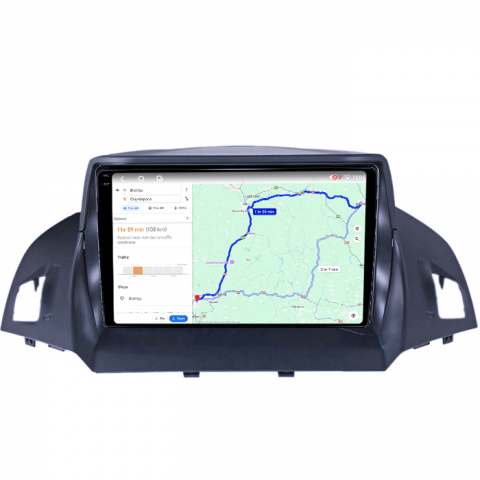Navigatie dedicata Ford Kuga 2012-2019, 4GB RAM 64GB ROM, Octacore, Android 14, Display QLED 1K 9", Carplay&Android Auto, SIM 4G, Ventilator Activ [4]