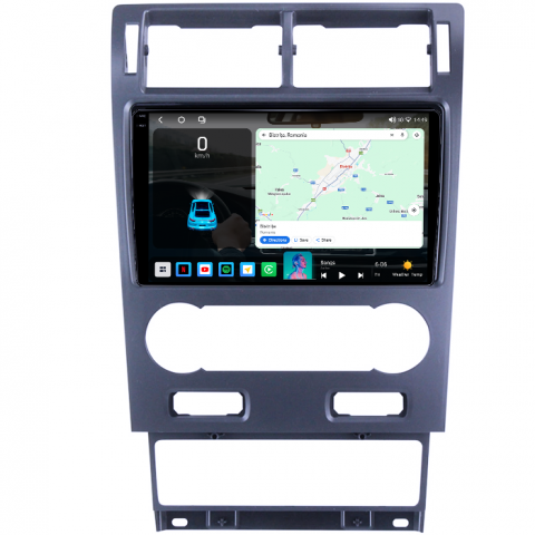 Navigatie dedicata Ford Mondeo 2000-2007, 4GB RAM 64GB ROM, Octacore, Android 14, Display QLED 1K 9", Carplay&Android Auto, SIM 4G, Ventilator Activ [1]