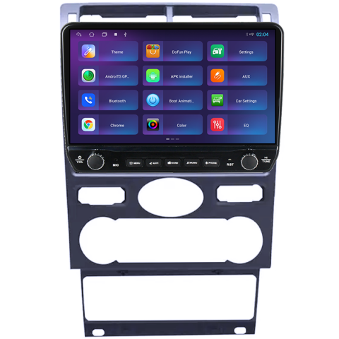 Navigatie dedicata Ford Mondeo 3 2000-2007 Tesla cu butoane rotative model 2024, 4GB RAM 64GB ROM, Procesor Quadcore, Android 14, Display QLED 10", DSP, Carplay&Android Auto [4]