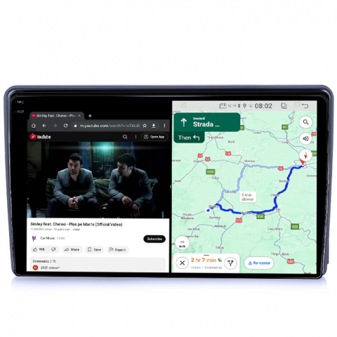 Navigatie dedicata Ford Mondeo 2006-2010, 4GB RAM 64GB ROM, Quadcore, Android 14, Display QLED 1K 10", DSP, Carplay&Android Auto, Suport camere AHD [3]