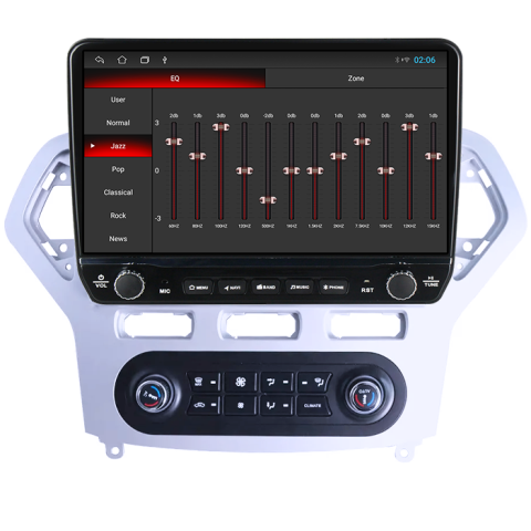 Navigatie dedicata Ford Mondeo 2007-2010 Tesla cu butoane rotative model 2024, 4GB RAM 64GB ROM, Procesor Quadcore, Android 14, Display QLED 10", DSP, Carplay&Android Auto [1]