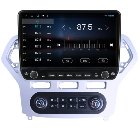 Navigatie dedicata Ford Mondeo 2007-2010 Tesla cu butoane rotative model 2024, 4GB RAM 64GB ROM, Procesor Quadcore, Android 14, Display QLED 10", DSP, Carplay&Android Auto [2]