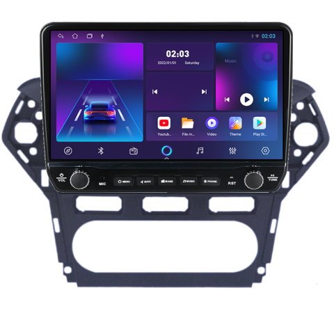 Navigatie dedicata Ford Mondeo 2010-2014 Tesla cu butoane rotative model 2024, 4GB RAM 64GB ROM, Procesor Quadcore, Android 14, Display QLED 10", DSP, Carplay&Android Auto [5]