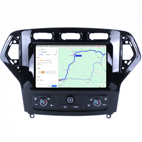 Navigatie dedicata Ford Mondeo 2007-2011, 4GB RAM 64GB ROM, Octacore, Android 14, Display QLED 1K 9", Carplay&Android Auto, SIM 4G, Ventilator Activ [3]