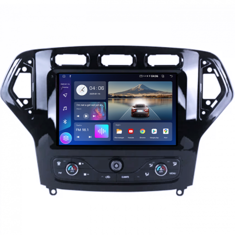 Navigatie dedicata Ford Mondeo 2007-2011, 4GB RAM 64GB ROM, Quadcore, Android 14, Display QLED 1K 9", DSP, Carplay&Android Auto, Suport camere AHD [2]