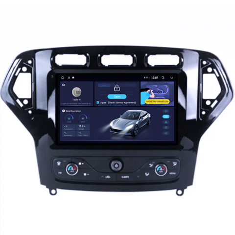 Navigatie dedicata Ford Mondeo 2007-2011, 8GB RAM 128GB ROM, Octacore, Platforma TS18, Android 13, Display QLED 9”, Suporta camera 360º, DSP, Carplay&Android Auto, SIM 4G, Ventilator Activ [1]