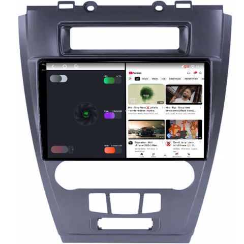 Navigatie dedicata Ford Mondeo 2009-2012, 4GB RAM 64GB ROM, Procesor Qualcomm Octacore, Android 14, Rezolutie 2K, Display QLED 10", DSP, Carplay&Android Auto, SIM 4G [4]