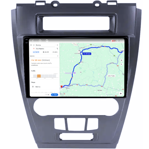 Navigatie dedicata Ford Mondeo 2009-2012, 4GB RAM 64GB ROM, Procesor Qualcomm Octacore, Android 14, Rezolutie 2K, Display QLED 10", DSP, Carplay&Android Auto, SIM 4G [5]