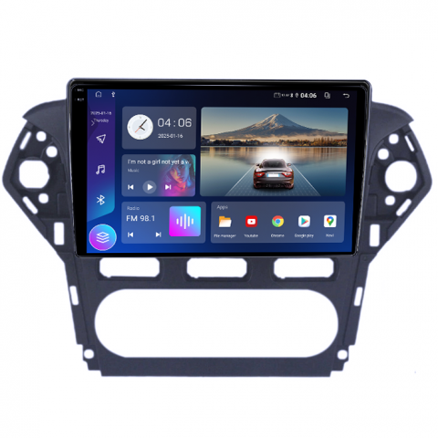 Navigatie dedicata Ford Mondeo 2010-2014, 4GB RAM 64GB ROM, Quadcore, Android 14, Display QLED 1K 10", DSP, Carplay&Android Auto, Suport camere AHD [2]