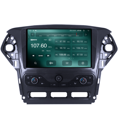 Navigatie dedicata Ford Mondeo 2010-2014, 4GB RAM 64GB ROM, Procesor Qualcomm Octacore, Android 14, Rezolutie 2K, Display QLED 9", DSP, Carplay&Android Auto, SIM 4G [2]