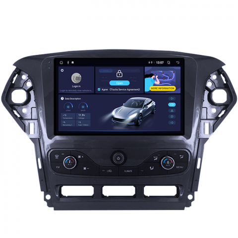 Navigatie dedicata Ford Mondeo 2010-2014, 8GB RAM 128GB ROM, Octacore, Platforma TS18, Android 13, Display QLED 9”, Suporta camera 360º, DSP, Carplay&Android Auto, SIM 4G, Ventilator Activ [1]