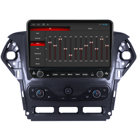Navigatie dedicata Ford Mondeo 2010-2014 Tesla cu butoane rotative model 2024, 4GB RAM 64GB ROM, Procesor Quadcore, Android 14, Display QLED 10", DSP, Carplay&Android Auto [2]