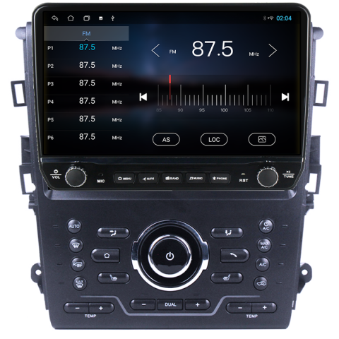 Navigatie dedicata Ford Mondeo 2014-2019 Tesla cu butoane rotative model 2024, 4GB RAM 64GB ROM, Procesor Quadcore, Android 14, Display QLED 10", DSP, Carplay&Android Auto [2]