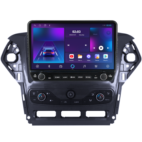 Navigatie dedicata Ford Mondeo 2010-2014 Tesla cu butoane rotative model 2024, 4GB RAM 64GB ROM, Procesor Quadcore, Android 14, Display QLED 10", DSP, Carplay&Android Auto [6]