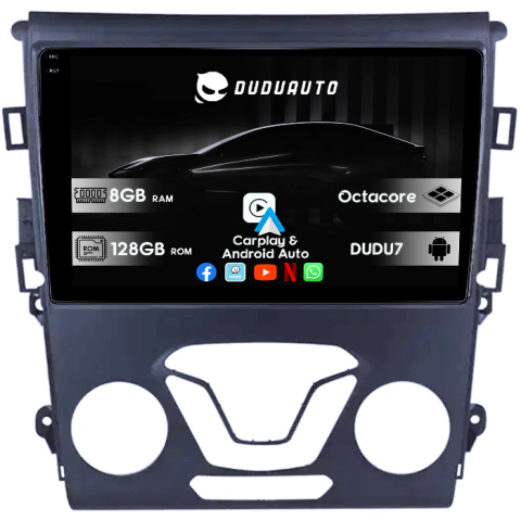 Mondeo 2014-2019 - Navigatie dedicata Ford Mondeo 2014-2019, DUDU3, 4GB RAM 64GB ROM, Octacore, Platforma 8581, Android, Display QLED 9", DSP, Carplay&AndroidAuto