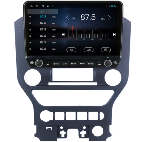 Navigatie dedicata Ford Mustang 2014-2021 Tesla cu butoane rotative model 2024, 4GB RAM 64GB ROM, Procesor Quadcore, Android 14, Display QLED 10", DSP, Carplay&Android Auto [2]