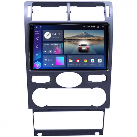 Navigatie dedicata Ford Mondeo 3 2000-2007, 4GB RAM 64GB ROM, Quadcore, Android 14, Display QLED 1K 9", DSP, Carplay&Android Auto, Suport camere AHD [2]