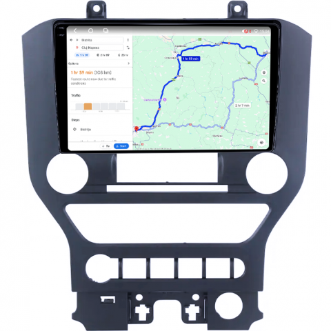 Navigatie dedicata Ford Mustang 2014-2021, 4GB RAM 64GB ROM, Octacore, Android 14, Display QLED 1K 9", Carplay&Android Auto, SIM 4G, Ventilator Activ [4]