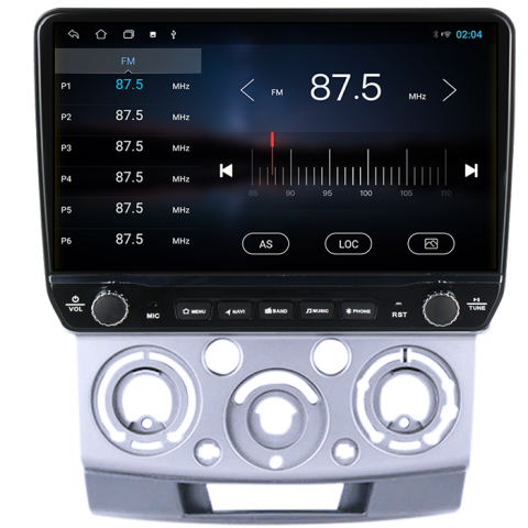 Navigatie dedicata Ford Ranger 2006-2011 Tesla cu butoane rotative model 2024, 4GB RAM 64GB ROM, Procesor Quadcore, Android 14, Display QLED 10", DSP, Carplay&Android Auto [2]