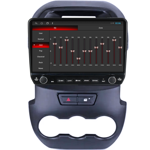 Navigatie dedicata Ford Ranger 2011-2016 Tesla cu butoane rotative model 2024, 4GB RAM 64GB ROM, Procesor Quadcore, Android 14, Display QLED 10", DSP, Carplay&Android Auto [1]