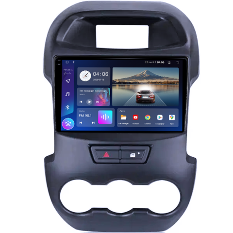 Navigatie dedicata Ford Ranger 2011-2016, 4GB RAM 64GB ROM, Procesor Qualcomm Octacore, Android 14, Rezolutie 2K, Display QLED 9", DSP, Carplay&Android Auto, SIM 4G [4]