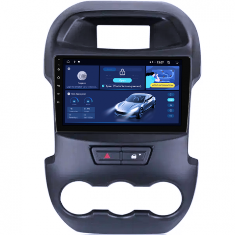 Navigatie dedicata Ford Ranger 2011-2016, 8GB RAM 128GB ROM, Octacore, Platforma TS18, Android 13, Display QLED 9”, Suporta camera 360º, DSP, Carplay&Android Auto, SIM 4G, Ventilator Activ [1]