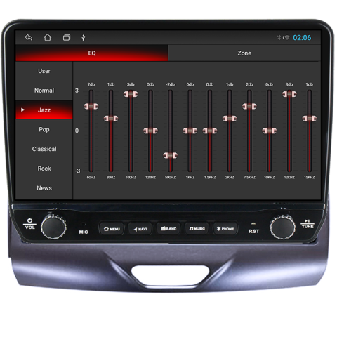 Navigatie dedicata Ford Ranger 2015-2020 Tesla cu butoane rotative model 2024, 4GB RAM 64GB ROM, Procesor Quadcore, Android 14, Display QLED 10", DSP, Carplay&Android Auto [1]