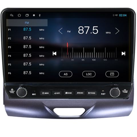 Navigatie dedicata Ford Ranger 2015-2020 Tesla cu butoane rotative model 2024, 4GB RAM 64GB ROM, Procesor Quadcore, Android 14, Display QLED 10", DSP, Carplay&Android Auto [3]