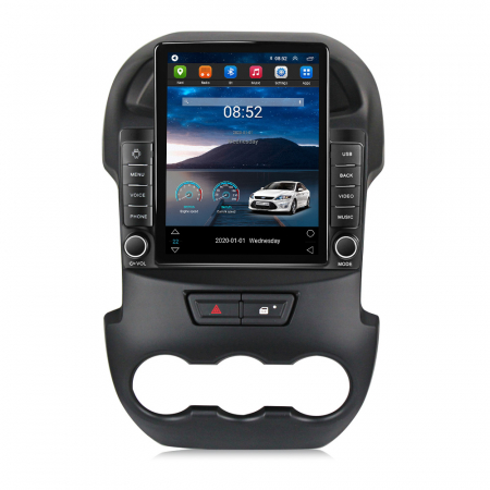 Ranger 2011-2016 - Navigatie dedicata Ford Ranger 2011-2016 ,Tesla Style, ANDROID 13,Carplay&Android Auto, 10 inch , 8+128GB, Internet, Aplicatii, Waze, Gps
