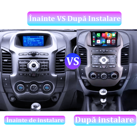 Navigatie dedicata Ford Ranger 2012-2014, 4GB RAM 64GB ROM, Procesor Qualcomm Octacore, Android 14, Rezolutie 2K, Display QLED 9", DSP, Carplay&Android Auto, SIM 4G [6]