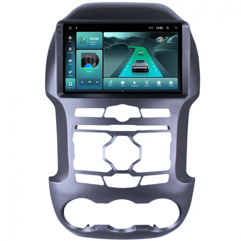 Navigatie dedicata Ford Ranger 2012-2014, 8GB RAM 128GB ROM, Octacore, Platforma TS18, Android 13, Display QLED 9”, Suporta camera 360º, DSP, Carplay&Android Auto, SIM 4G, Ventilator Activ [2]