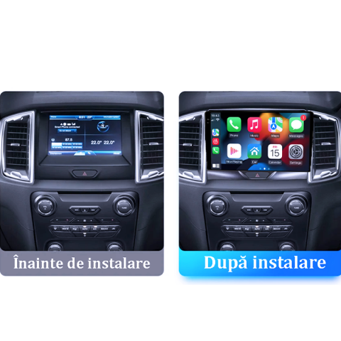 Navigatie dedicata Ford Ranger 2015-2020, 4GB RAM 64GB ROM, Procesor Qualcomm Octacore, Android 14, Rezolutie 2K, Display QLED 9", DSP, Carplay&Android Auto, SIM 4G [6]