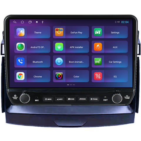 Navigatie dedicata Ford Ranger 2015-2020 Tesla cu butoane rotative model 2024, 4GB RAM 64GB ROM, Procesor Quadcore, Android 14, Display QLED 10", DSP, Carplay&Android Auto [4]