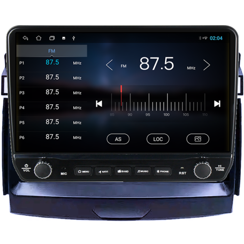 Navigatie dedicata Ford Ranger 2015-2020 Tesla cu butoane rotative model 2024, 4GB RAM 64GB ROM, Procesor Quadcore, Android 14, Display QLED 10", DSP, Carplay&Android Auto [3]