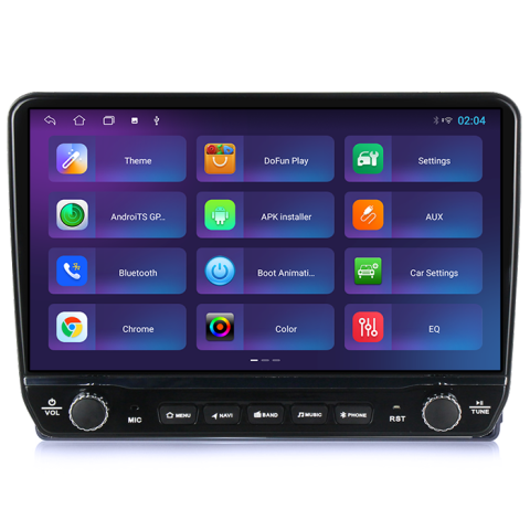 Navigatie dedicata Ford Transit (2000-2014) Tesla cu butoane rotative model 2024, 4GB RAM 64GB ROM, Procesor Quadcore, Android 14, Display QLED 10", DSP, Carplay&Android Auto [4]