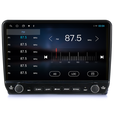 Navigatie dedicata Ford Transit (2000-2014) Tesla cu butoane rotative model 2024, 4GB RAM 64GB ROM, Procesor Quadcore, Android 14, Display QLED 10", DSP, Carplay&Android Auto [2]