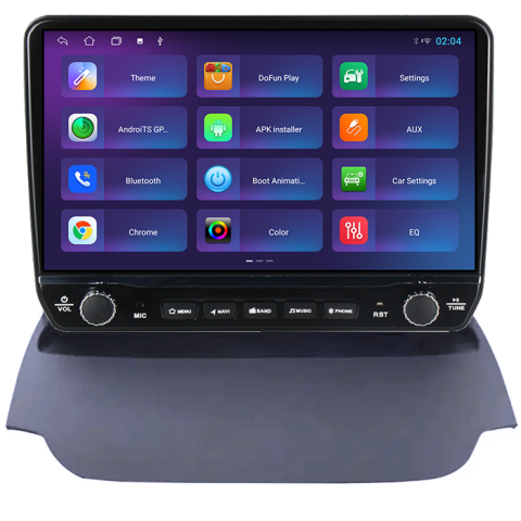 Navigatie dedicata Ford Ecosport 2013-2016 Tesla cu butoane rotative model 2024, 4GB RAM 64GB ROM, Procesor Quadcore, Android 14, Display QLED 10", DSP, Carplay&Android Auto [4]