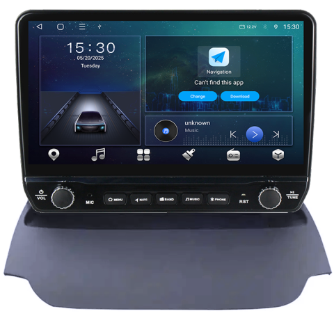 Navigatie dedicata Ford Ecosport 2013-2016 Tesla cu butoane rotative model 2024, 4GB RAM 64GB ROM, Procesor Quadcore, Android 14, Display QLED 10", DSP, Carplay&Android Auto [6]