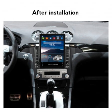 Navigatie dedicata Ford S-MAX 2006-2015 ,Tesla Style, ANDROID 13,Carplay&Android Auto, 10 inch , 8+128GB, Internet, Aplicatii, Waze, Gps [3]